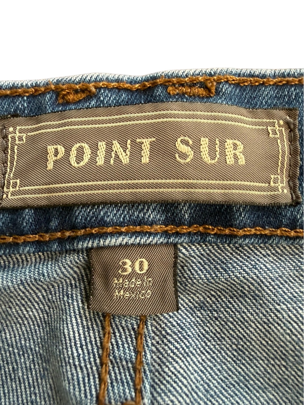 Point Sur J. Crew Wide Leg Crop Jean 30 - Picture 6 of 8